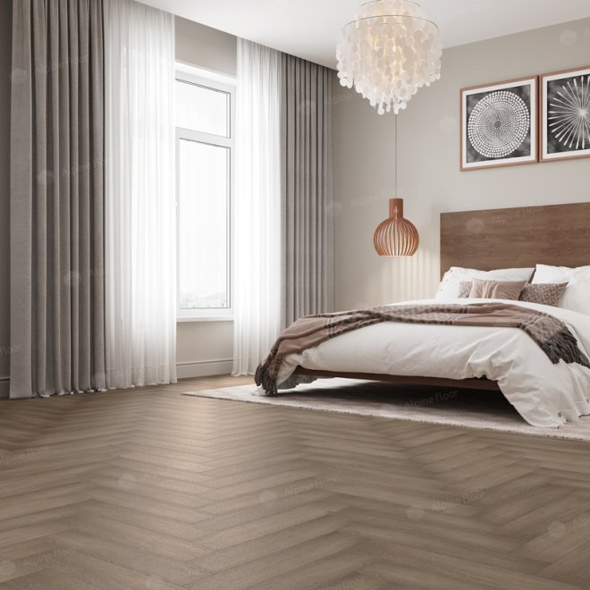 Кварц виниловый ламинат Alpine Floor Parquet Light ECO 13-7 Дуб Насыщенный - фото 2