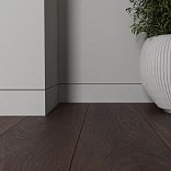 Плинтус Luxury Wood Decor Invisible™ Скрытый чёрный муар / RAL 9005 - 6