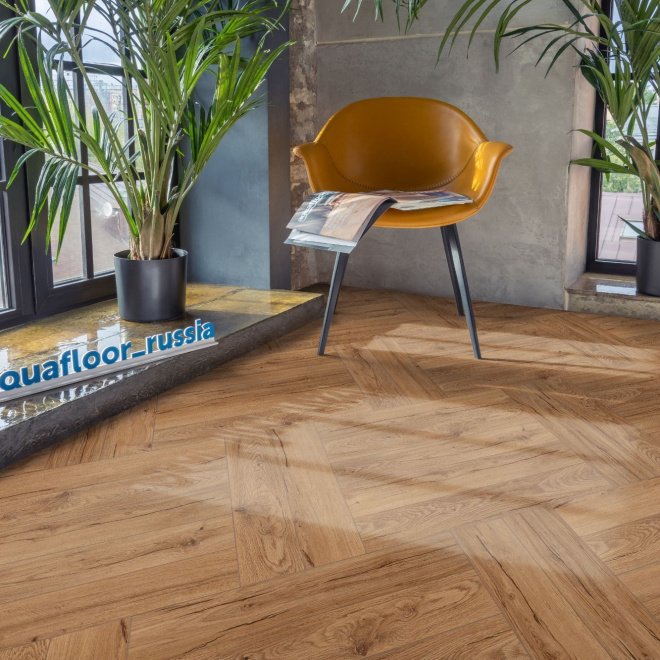 Кварц виниловый ламинат Aquafloor Parquet Glue AF2507PG - фото 3