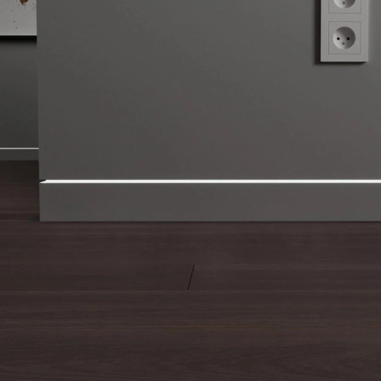 Плинтус Luxury Wood Decor Invisible™ Скрытый под подсветку без покрытия - фото 5
