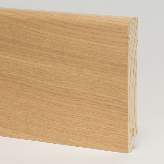 Плинтус Pedross 95x15 шпонированный - Дуб белёный - фото 1