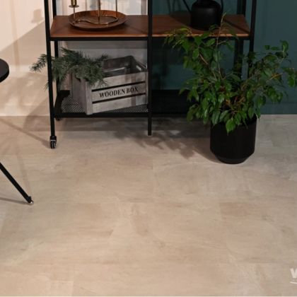 Vinilam 71615 Бетон Белый клеевой