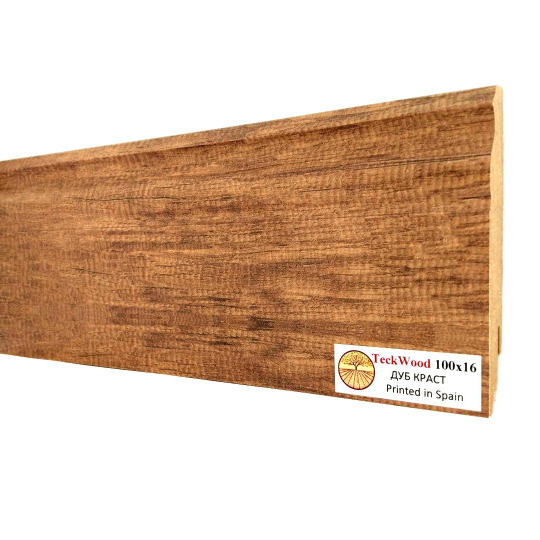 Плинтус TeckWood Цветной 100х16 Дуб Краст (Oak Crust) - фото 2