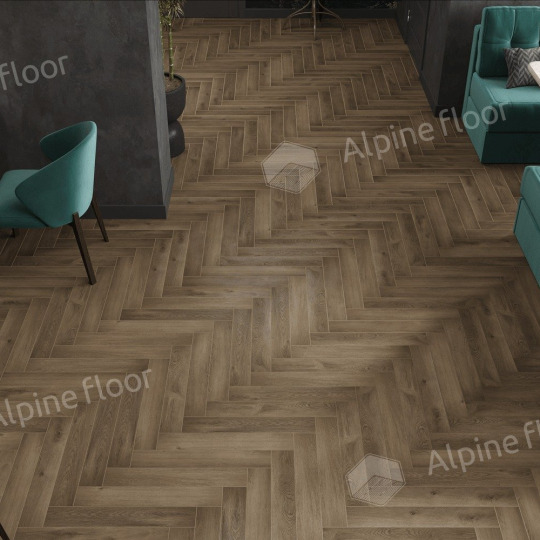 Ламинат Alpine Floor Herringbone 12 Pro Herringbone 12 Pro Дуб Анжу LF106-11 - фото 3