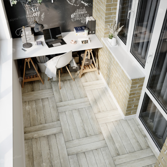 SPC ламинат Alpine Floor Expressive Parquet Снежная Лавина ECO 10-5
- фото 3