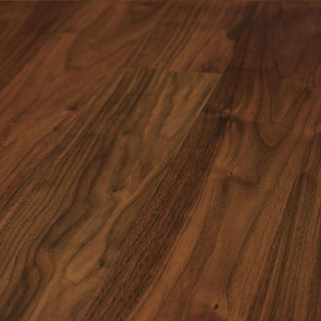 Инженерная доска Wood Bee Однополосная Американский орех 30% блеск - фото 3