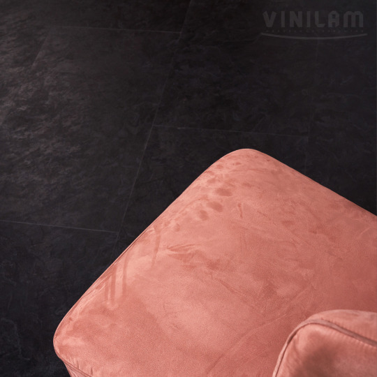 Кварц виниловый ламинат Vinilam КЕРАМО Stone 61607 Сланцевый Черный
- фото 7