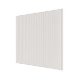 Стеновые панели Ликорн Полосы Белый - 1