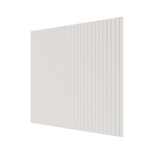Стеновые панели Ликорн Полосы Белый - фото 2
