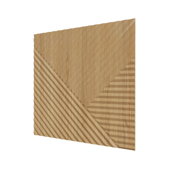 Стеновые панели Ликорн Пирамида Орех светлый - фото 1