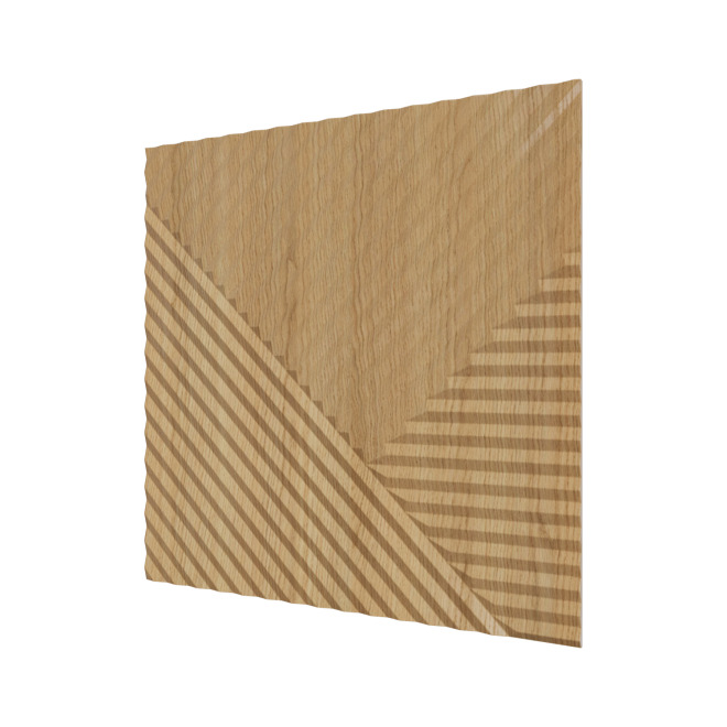 Стеновые панели Ликорн Пирамида Орех светлый - фото 1