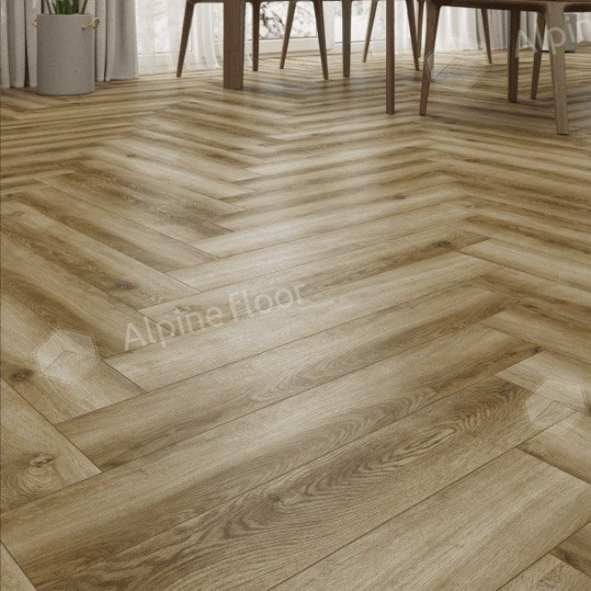 Ламинат Alpine Floor Herringbone 12 Pro Herringbone 12 Pro LF106-09 Дуб Марсель - фото 2