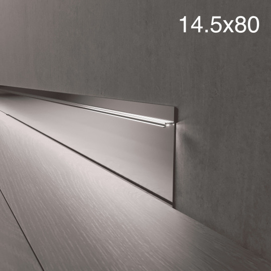 Плинтус Luxury Wood Decor Invisible™ Скрытый под подсветку без покрытия - фото 2