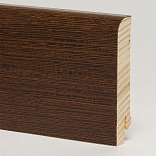 Плинтус Pedross 80х18 шпонированный - Венге ориджинал - 