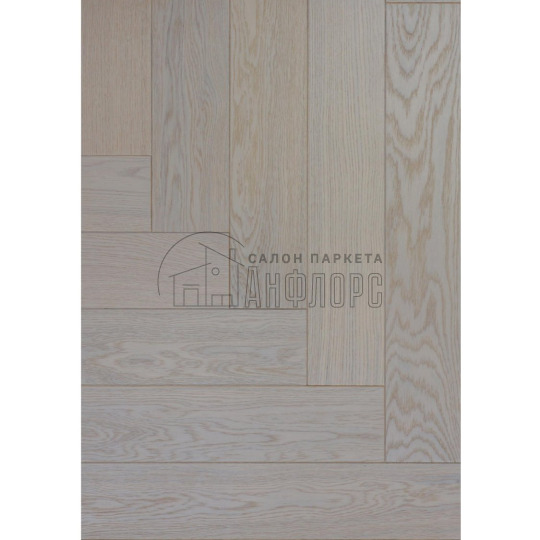 Паркет ёлка Kraft Parkett Английская ёлка 903 903 13.5х100х600 Натур - фото 2