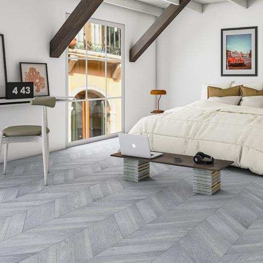 Паркет ёлка Gran Parte Французская ёлка 017 Желато Желато 15х150х460 - фото 2