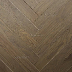 Паркет ёлка Greenline   710 Дуб Вулкано 12х100х500