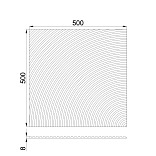 Стеновые панели Ликорн Круги Темно-синяя - 2