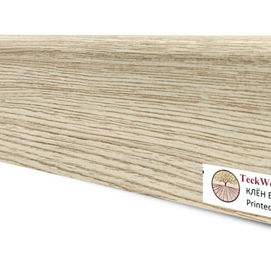 Плинтус TeckWood Цветной 75x16 Клен беленый (White Maple) - фото 1