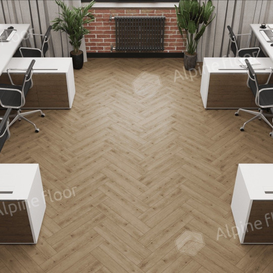Ламинат Alpine Floor Herringbone 12 Pro Herringbone 12 Pro Дуб Прованс LF106-07 - фото 4