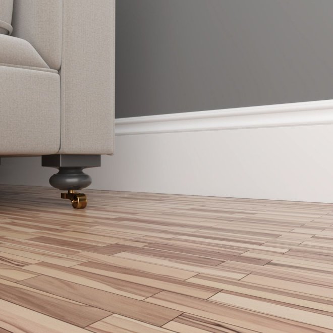 Плинтус Ultrawood Ultrawood Base 0005 i меловая основа - фото 6