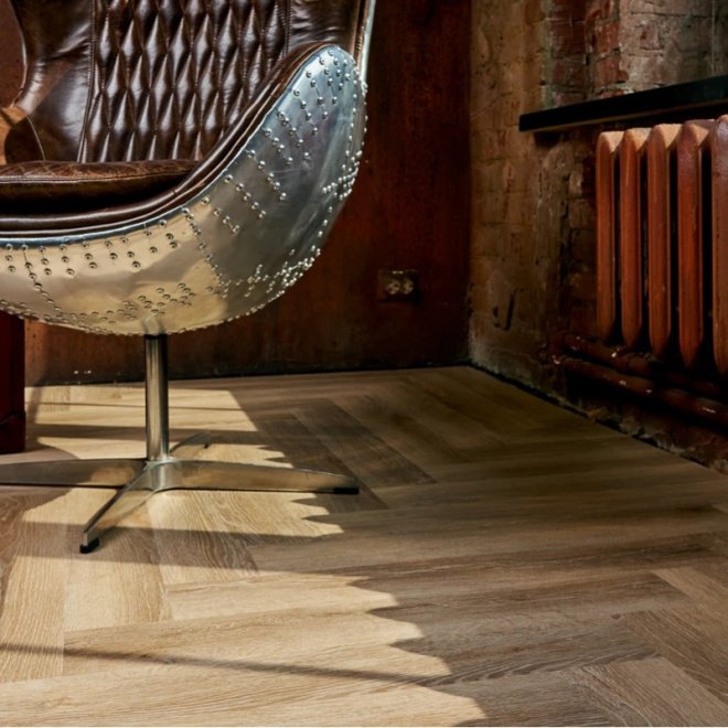 Кварц виниловый ламинат Vinilam Parquet Herringbone IS11166 Паркет Классический - фото 3