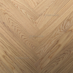 Паркет ёлка Greenline   803 Дуб Оушен 15х130х600