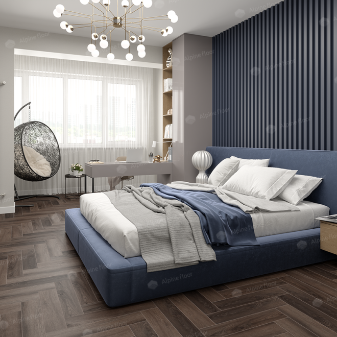 Кварц виниловый ламинат Alpine Floor Parquet Light ECO 13-16 Фафнир - фото 2