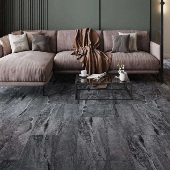 Кварц виниловый ламинат Vinilam Ceramo Stone 91906 Колумбийский Камень
 - фото 4