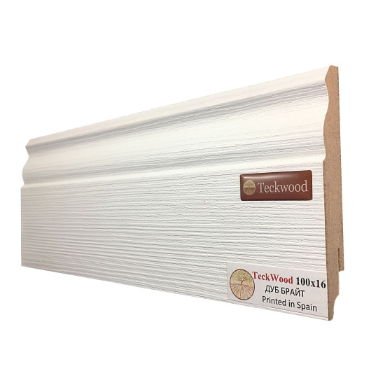 Плинтус TeckWood Цветной 100х16 Дуб Брайт - фото 2