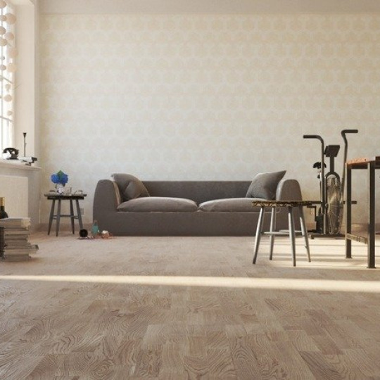 Паркетная доска Focus Floor Смарт Дуб Санни Вайт (Солнечный)
- фото 4