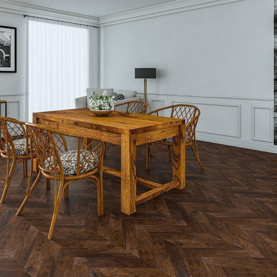 Паркет ёлка Gran Parte Французская ёлка 021 Венеция Венеция 15х150х460 - фото 5