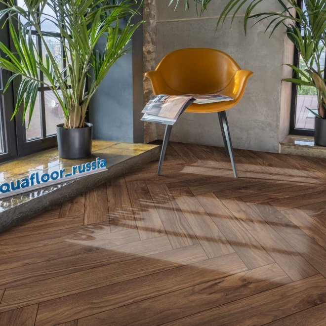 Кварц виниловый ламинат Aquafloor Parquet+ AF6023PQN+ - фото 3