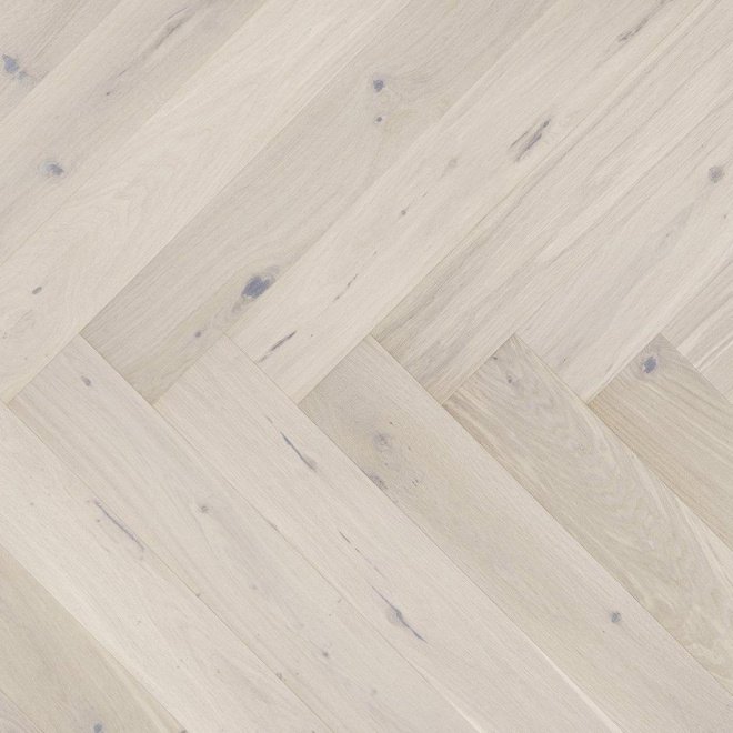 Паркет ёлка Barlinek Английская ёлка Дуб Cappuccino - фото 1