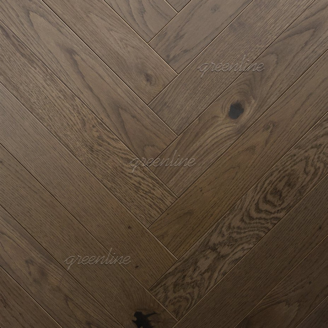 Паркет ёлка Greenline  715 Дуб Акцент 715 Дуб Акцент 11.2х127х600 - фото 1