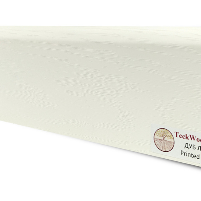 Плинтус TeckWood Цветной 75x16 Дуб Лёд - фото 1