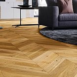 Паркет ёлка Barlinek Шеврон Дуб Caramel - 1