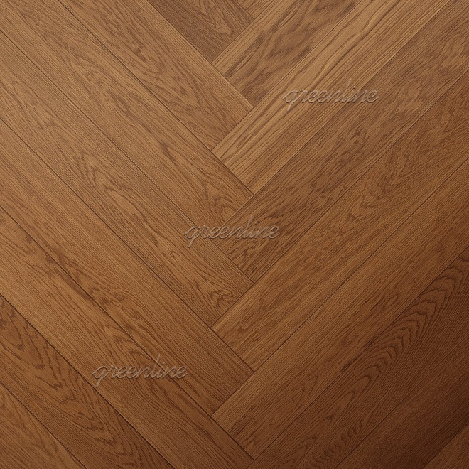 Паркет ёлка Greenline  125 Дуб Севилья английская 125 Дуб Севилья 15х95х520 - фото 1