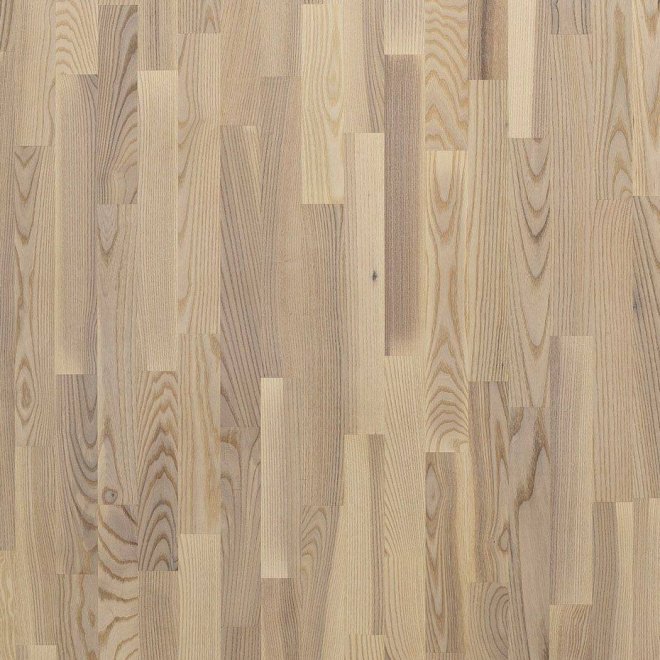 Паркетная доска Polarwood 3-полосная PW Ash Living White Matt 3S - фото 1