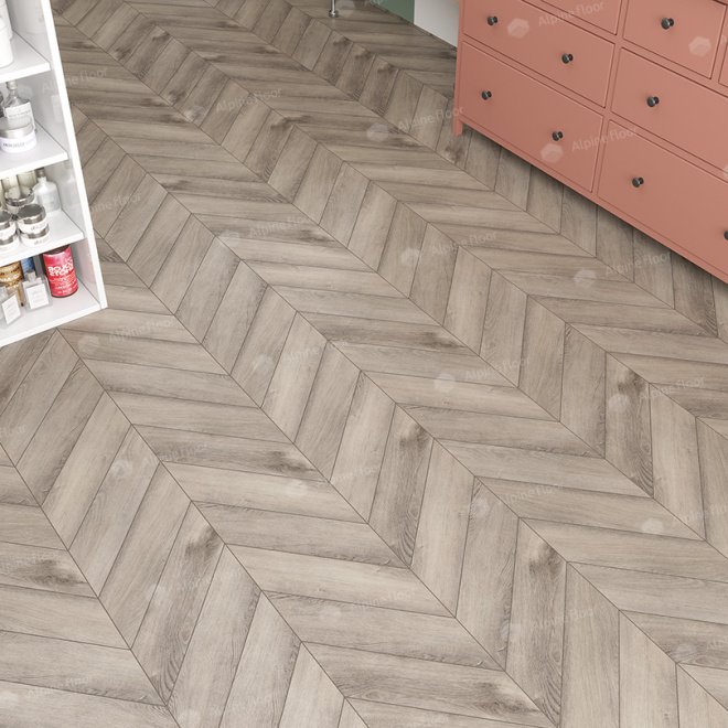 Кварц виниловый ламинат Alpine Floor Chevron Alpine ECO 18-8 Дуб Исида - фото 3