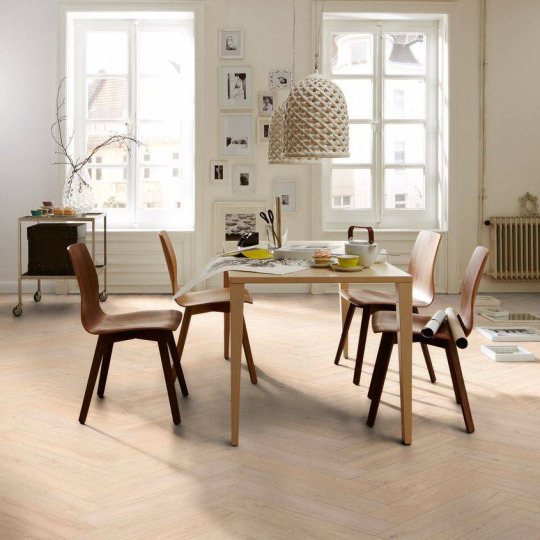 Паркетная доска Meister 8815 Дуб Гармония Сливочно-белый PS 500 Residence - фото 2