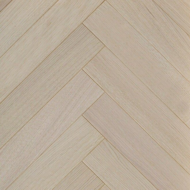 Паркет ёлка Esta Parket Herringbone 14029 Oak HB Nordic S Pearl - фото 1