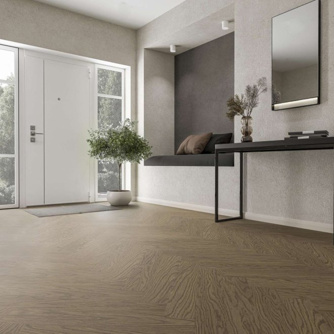 Паркет ёлка Esta Parket Herringbone Nova 14507 Oak HB Nova Elite Havana - фото 3