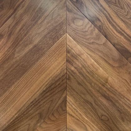 HM Flooring Орех Американский (Chevron 45^) селект