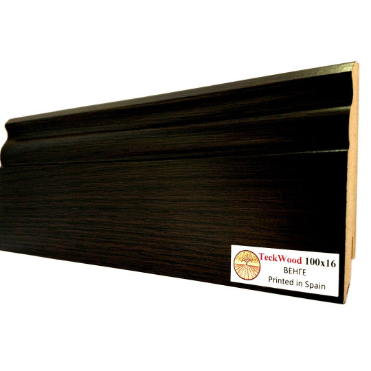 Плинтус TeckWood Цветной 100х16 Венге (Wenge) - фото 2