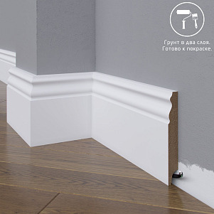 Плинтус Madest Decor  МДФ 22 16х100х2400 Грунтованный