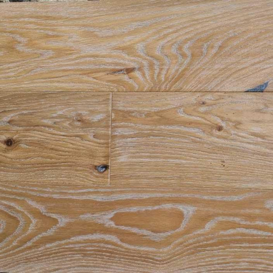 Инженерная доска Alpenholz 1-полосная Дуб White Brush Дуб White Brush 15х160х400-1505 Натур - фото 1