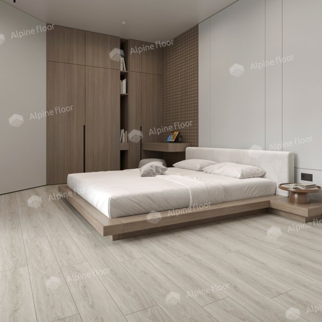 Кварц виниловый ламинат Alpine Floor Easy Line LVT ECO 3-15 Дуб Кофейный - фото 2