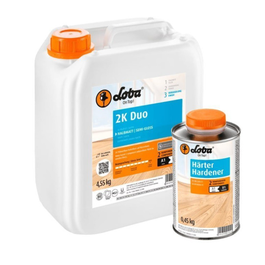 Лак Loba Лак 2K Duo  Лак 2K Duo 5 кг. - фото 1