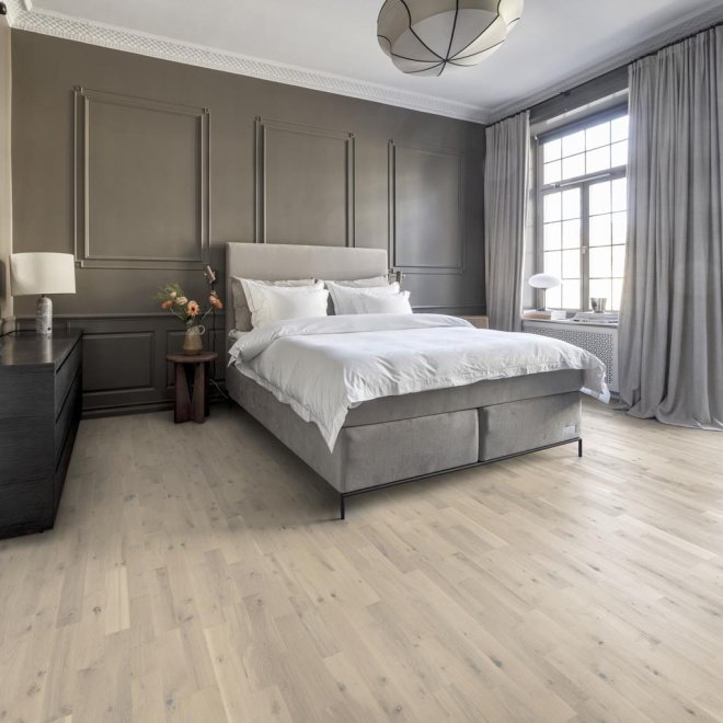 Паркетная доска Kahrs Дуб Loft White Strip Kahrs - фото 2